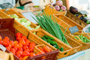 Fresh vegetables for sale