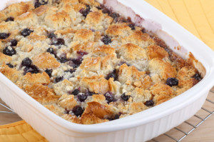 Baked Blueberry Cobbler