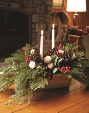 Christmas Centerpiece image for Deck the Hall event